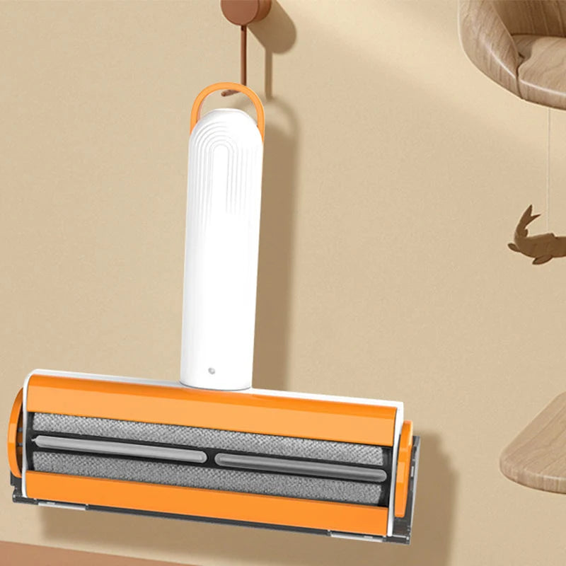 Pet Hair Removal Roller with Collection Compartment
