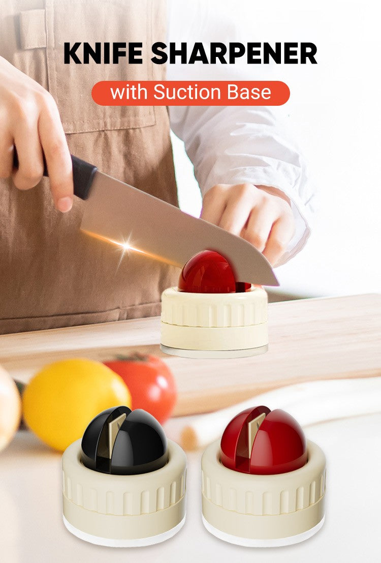 Mini Knife Sharpener with Suction Base