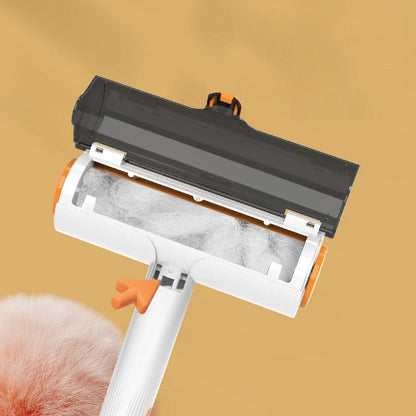 Pet Hair Removal Roller with Collection Compartment
