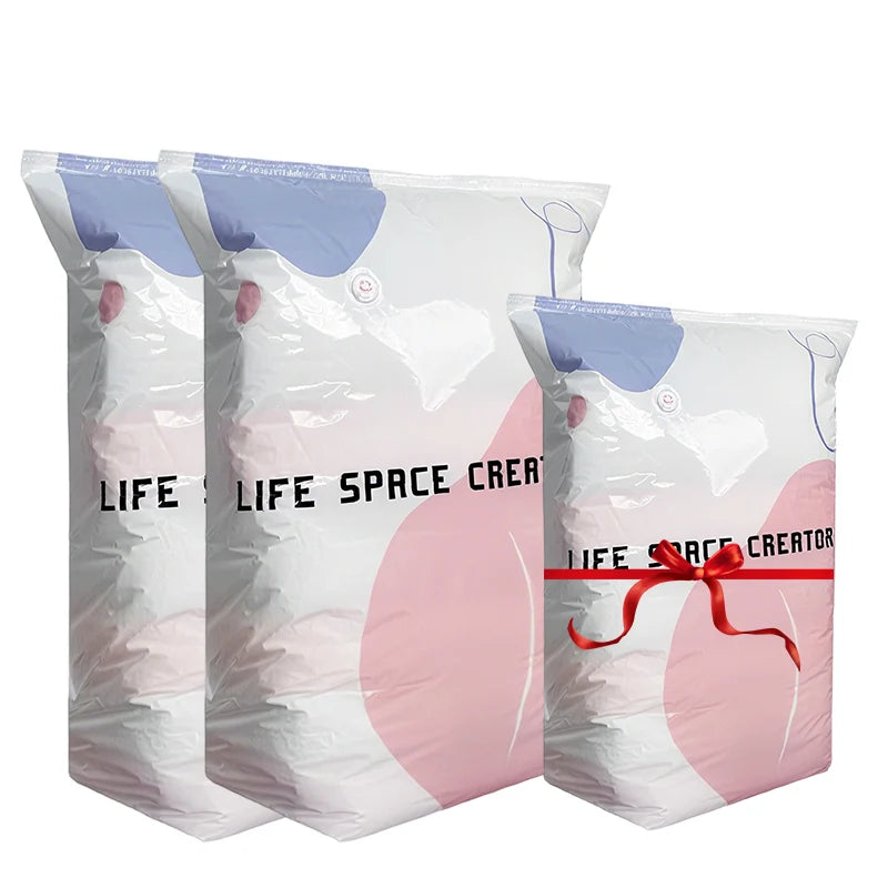 No-Pump Vacuum Storage Bags