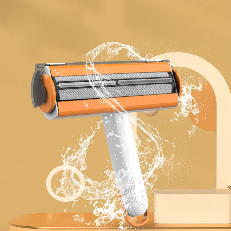 Pet Hair Removal Roller with Collection Compartment