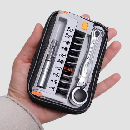 Mini Ratchet Wrench and Screwdriver Set