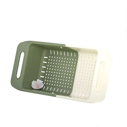 Double-Layer Retractable Drain Basket