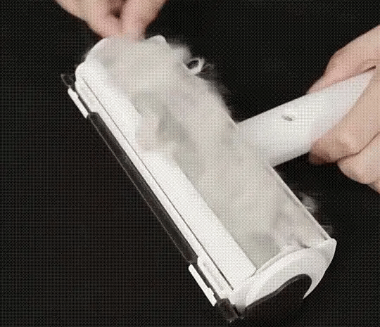 Pet Hair Removal Roller with Collection Compartment