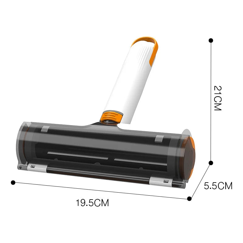 Pet Hair Removal Roller with Collection Compartment