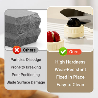 Mini Knife Sharpener with Suction Base