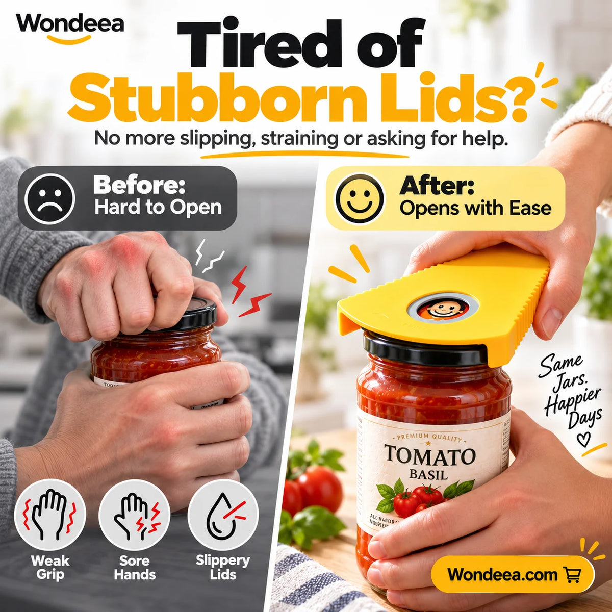 Multifunctional Jar and Bottle Opener