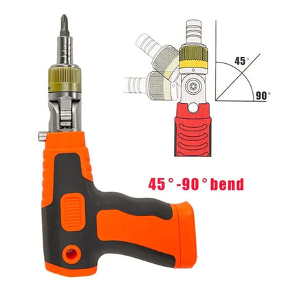 Magnetic Ratchet Screwdriver Set