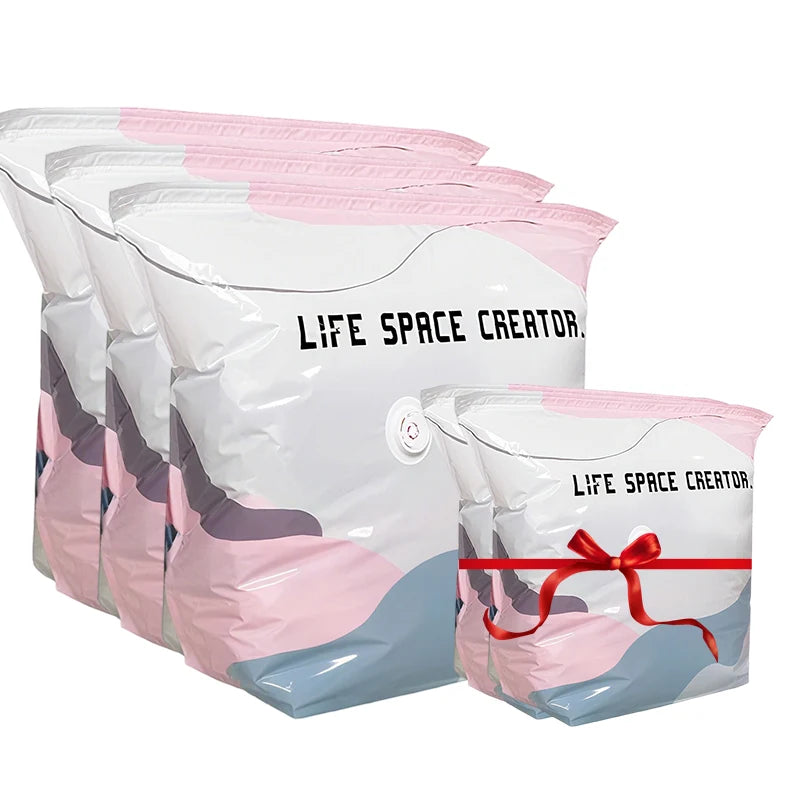No-Pump Vacuum Storage Bags