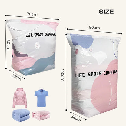 No-Pump Vacuum Storage Bags
