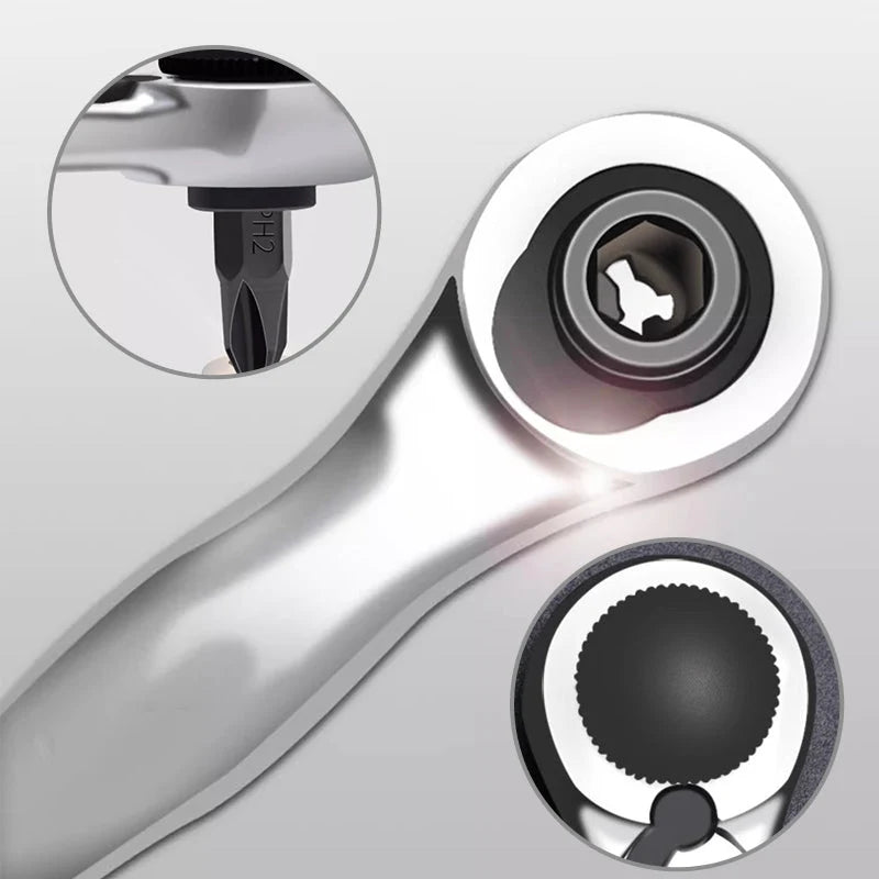 Mini Ratchet Wrench and Screwdriver Set